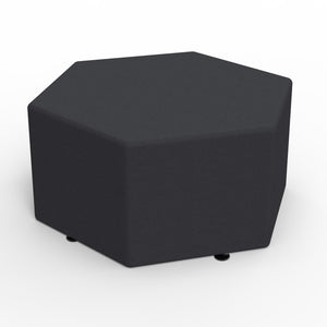 Marco Sonik Soft Seating Hexagon Ottoman, 16" H