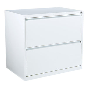 Heavy-Duty Metal Lateral File, 30" Wide, 2 Drawers