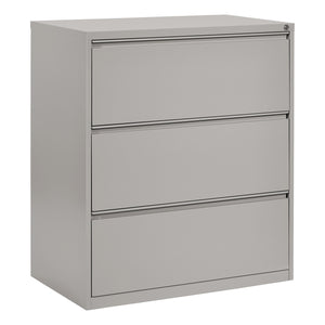 Heavy-Duty Metal Lateral File, 36" Wide, 3 Drawers