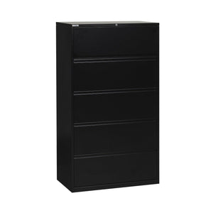 Heavy-Duty Metal Lateral File, 36" Wide, 5 Drawers