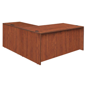 Legacy Collection 71" Double Full Pedestal L-Desk with 35" Return
