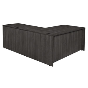 Legacy Collection 60" Single Pedestal L-Desk with 47" Return