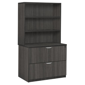 Legacy Collection Lateral File with Open Hutch