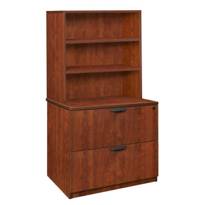 Legacy Collection Lateral File with Open Hutch
