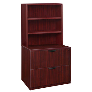 Legacy Collection Lateral File with Open Hutch