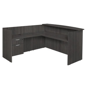Legacy Collection Single Pedestal Reception Desk