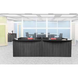 Legacy Collection Single Pedestal Reception Desk