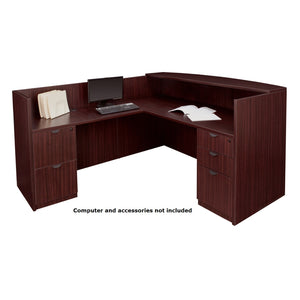 Legacy Collection Double Full Pedestal Reception Desk