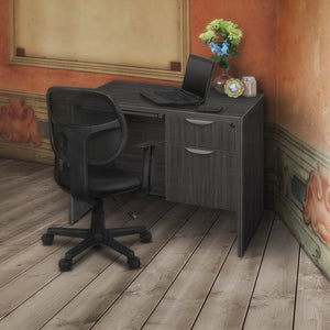 Legacy Collection 42" Single Pedestal Desk with Pencil Drawer