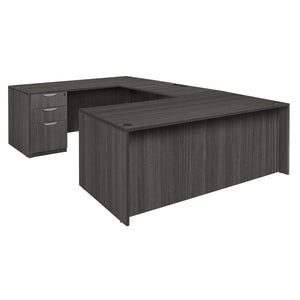 Legacy Collection 71" Double Full Pedestal U-Desk