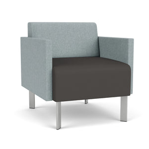 Luxe Collection Reception Seating, Guest Chair, 500 lb. Capacity, Healthcare Vinyl Upholstery, FREE SHIPPING