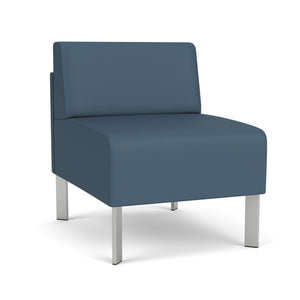 Luxe Collection Reception Seating, Armless Guest Chair, Standard Vinyl Upholstery, FREE SHIPPING