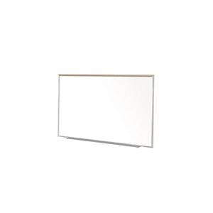 Proma 5' High Magnetic Porcelain Projection Whiteboard/Markerboard with Maprail, 5' H x 8' W