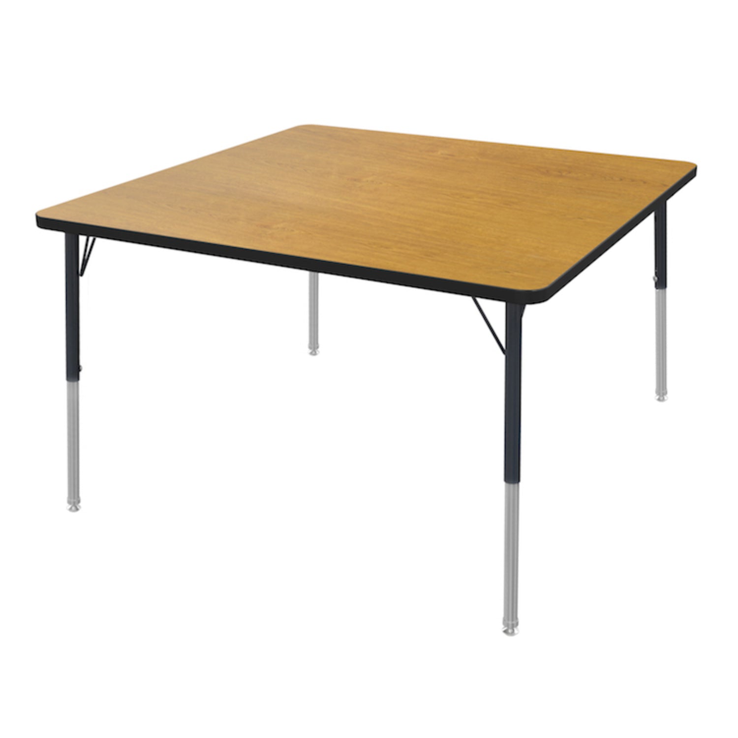 MG Series Adjustable Height Activity Table, 48" x 48" Square