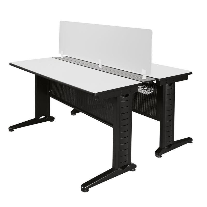 Fusion 48" x 58" Benching Station with Privacy Panel