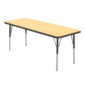 MG Series Adjustable Height Activity Table, 24" x 60" Rectangle