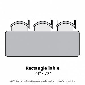 MG Series Adjustable Height Activity Table with Dry Erase Laminate Markerboard Top, 24" x 72" Rectangle