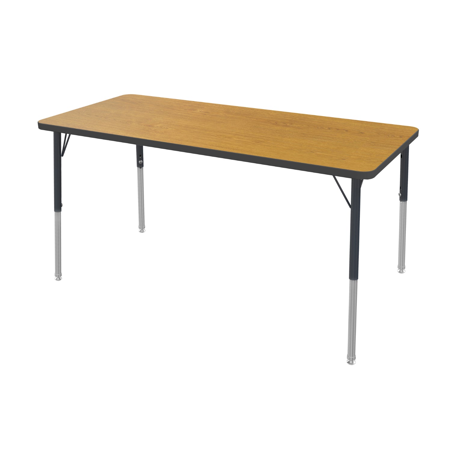 MG Series Adjustable Height Activity Table, 30" x 72" Rectangle