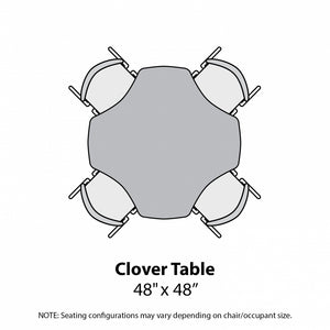 Marco MG Series Adjustable Height Activity Table with Dry Erase Laminate Markerboard Top, 48" Clover