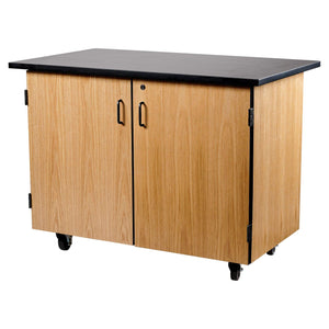 MSC Series Mobile Science Cart with Tote Trays, Chem-Res Top