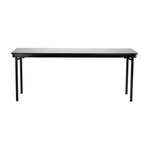 Max Seating Folding Table, 18" x 48", Particleboard Core, High Pressure Laminate Top with T-Mold Edging