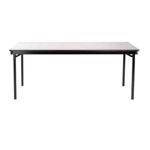 Max Seating Folding Table, 24" x 48", Premium Plywood Core, High Pressure Laminate Top with PVC Edge Banding