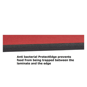 Mobile EasyFold Table, 60" Square, MDF Core, Black ProtectEdge, Chrome Frame