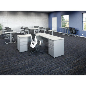 Teacher CSL Mobile "L" Shape Teacher's Desk