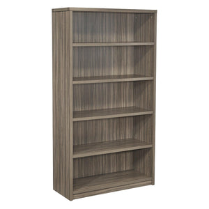 Napa 5-Shelf Bookcase, 36" x 14" x 65" H
