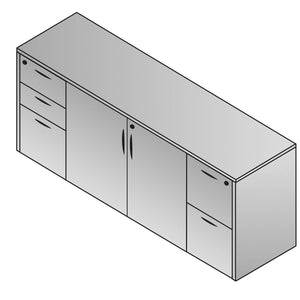 Napa Storage Credenza, 72" x 22" x 29"  H