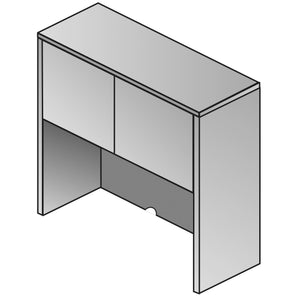 Napa Hutch with Doors, 48" x 15" x 36" H
