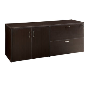 Napa Combo Credenza, 71" x 23" x 29" H