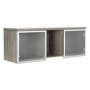 Napa Wall-Mount Overhead with Glass Doors, 48" x 15" x 17"