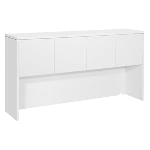 "Napa White" Overhead with Wood Doors, 71" x 15" x 36" H