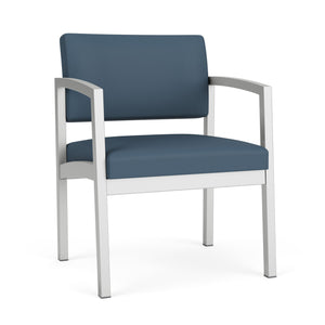 Lenox Steel Collection Reception Seating, Oversize Guest Chair, 400 lb. Capacity, Standard Fabric Upholstery, FREE SHIPPING