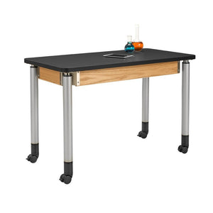 Adjustable Height Tables with 1-1/4" Plastic Laminate Top
