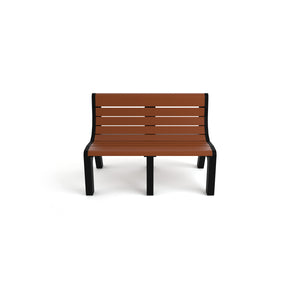 Frog Furnishings Newport Resinwood Outdoor Bench, 4 Ft. Long