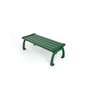 Frog Furnishings Heritage Resinwood Backless Outdoor Bench, 4 Ft. Long