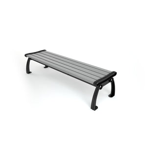 Frog Furnishings Heritage Resinwood Backless Outdoor Bench, 5 Ft. Long