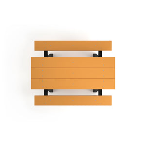 Frog Furnishings A-Frame Resinwood Outdoor Picnic Table, 8 Ft. Long