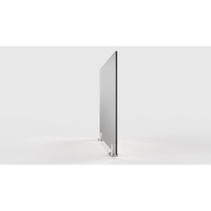 Frosted Thermoplastic Partition & Cubicle Extender with Tape Attachment, 18"H x 24"W