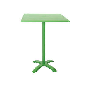 Beachcomber Bali Outdoor/Indoor 36" Square Aluminum Bar Height Table