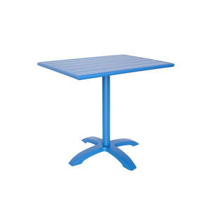 Beachcomber Bali Outdoor/Indoor 24" x 32" Aluminum Dining Height Table