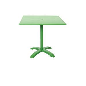 Beachcomber Bali Outdoor/Indoor 32" Square Aluminum Dining Height Table