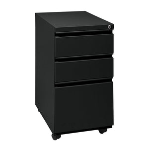 Heavy Duty 22" Closed Top Mobile Pedestal, Box/Box/File