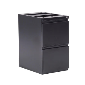 Heavy Duty 22" Open Top Pedestal With 2 File Drawers