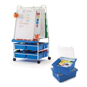 Premium Royal Reading/Writing Center, Classic Tub Combo with Lids