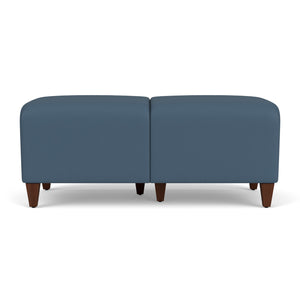 Siena Collection Reception Seating, 2-Seat Bench, Standard Vinyl Upholstery, FREE SHIPPING