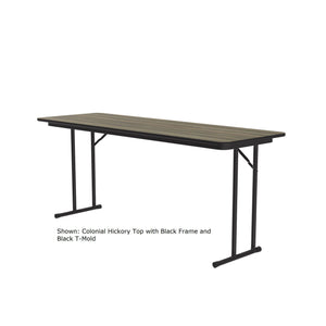 Off Set Leg Folding Seminar Table, 3/4" High Pressure Top, 24 x 72