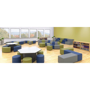 Sonik™ Soft Seating 48" Square Table with Power/Data Supply